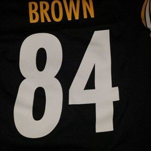 Nike Antonio Brown Pittsburgh Steelers NFL Jersey YOUTH SMALL  preowned